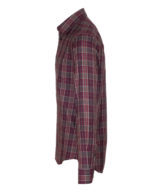 www.couturepoint.com-alexander-mcqueen-mens-burgundy-plaid-long-sleeve-casual-shirt