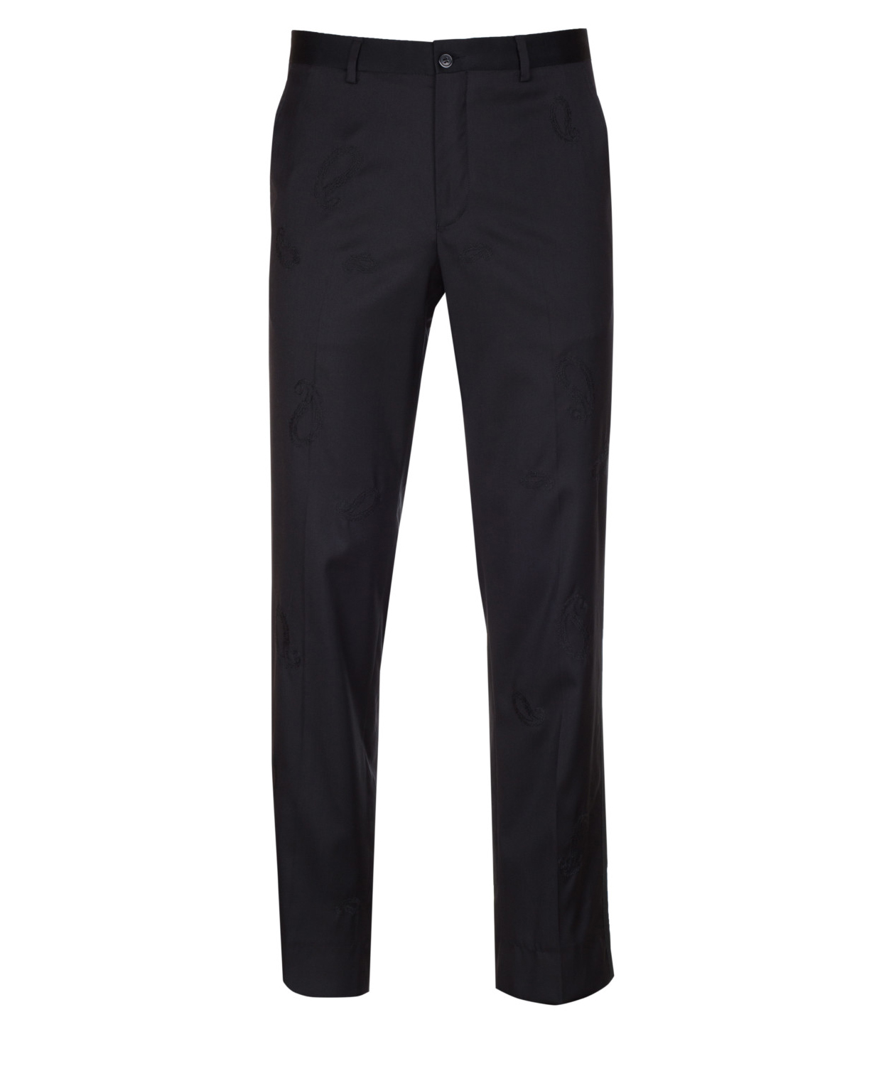 www.couturepoint.com-emporio-armani-mens-black-wool-and-silk-embroidery-dress-pants