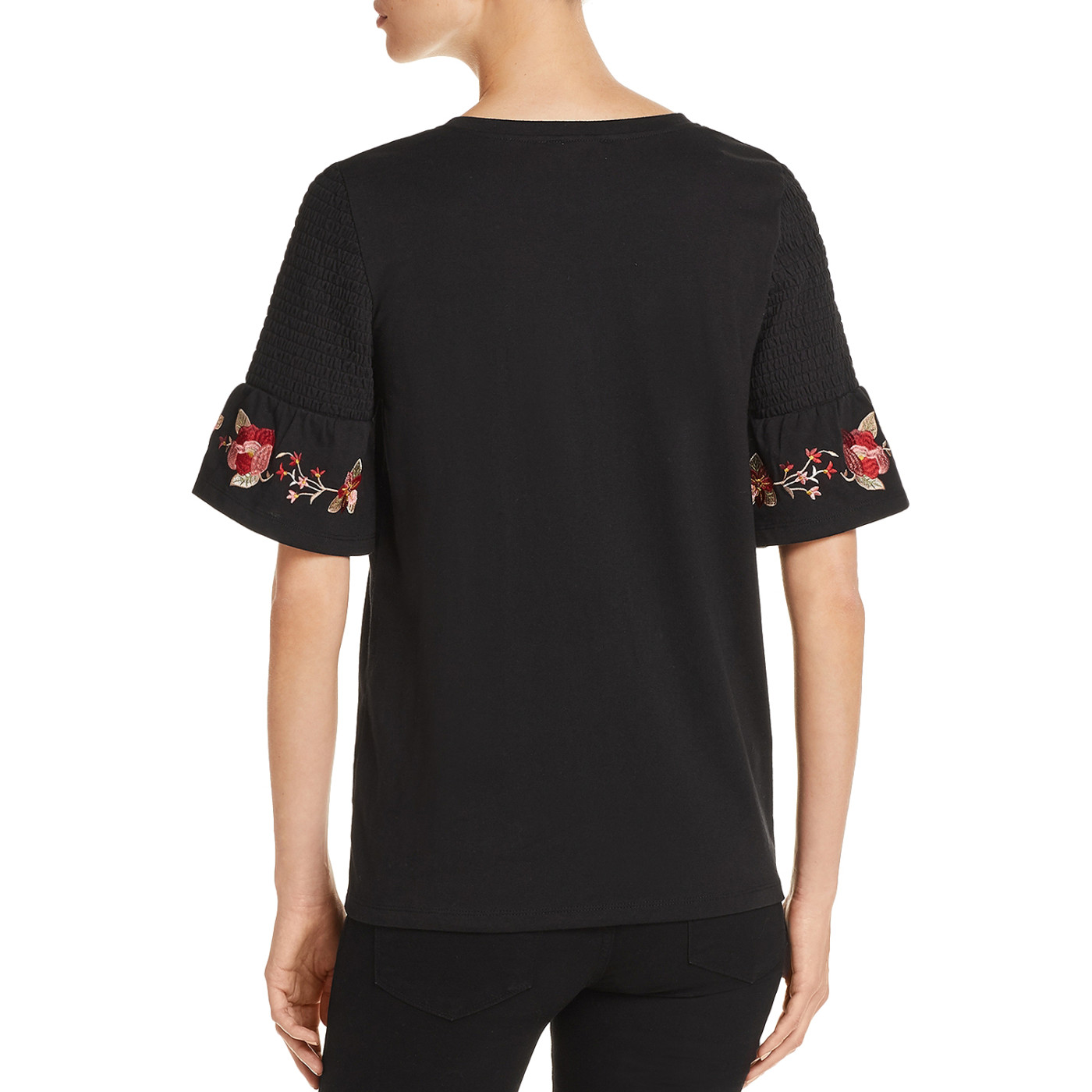 woocommerce-673321-2209615.cloudwaysapps.com-alison-andrews-womens-black-embroidered-smocked-sleeve-top