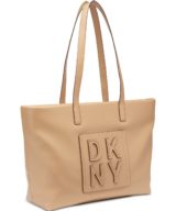 woocommerce-673321-2209615.cloudwaysapps.com-dkny-beige-tilly-stacked-logo-top-zip-tote-bag