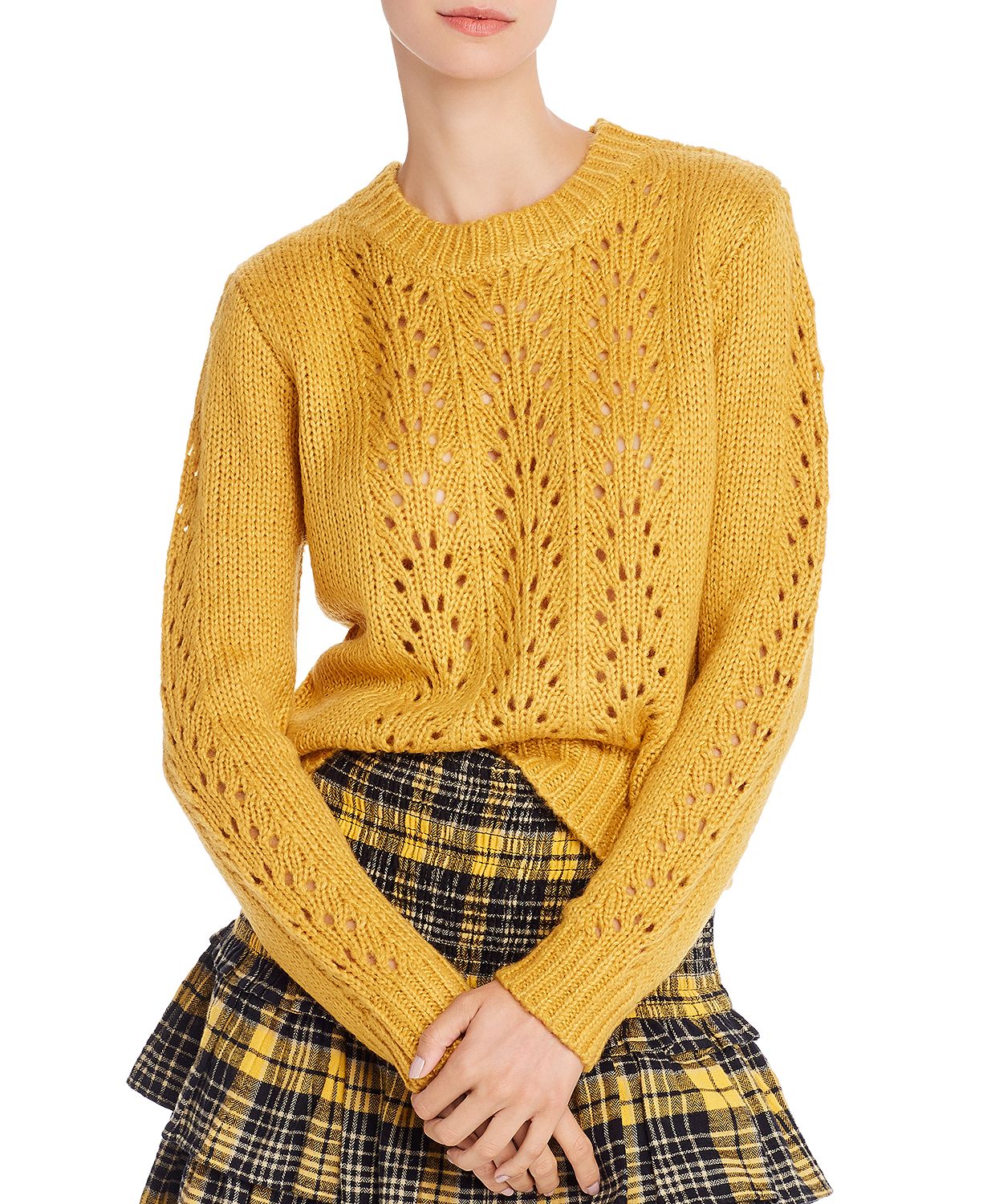 woocommerce-673321-2209615.cloudwaysapps.com-aqua-womens-yellow-lace-knit-sweater
