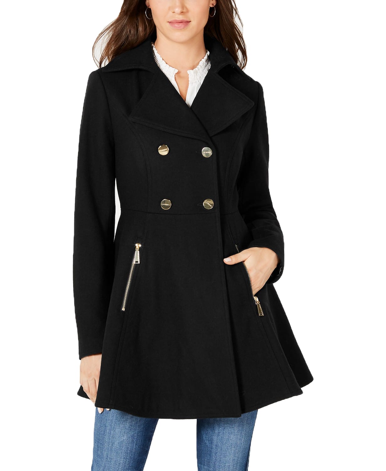 woocommerce-673321-2209615.cloudwaysapps.com-laundry-by-shelli-segal-womens-black-wool-blend-double-breasted-skirted-peacoat