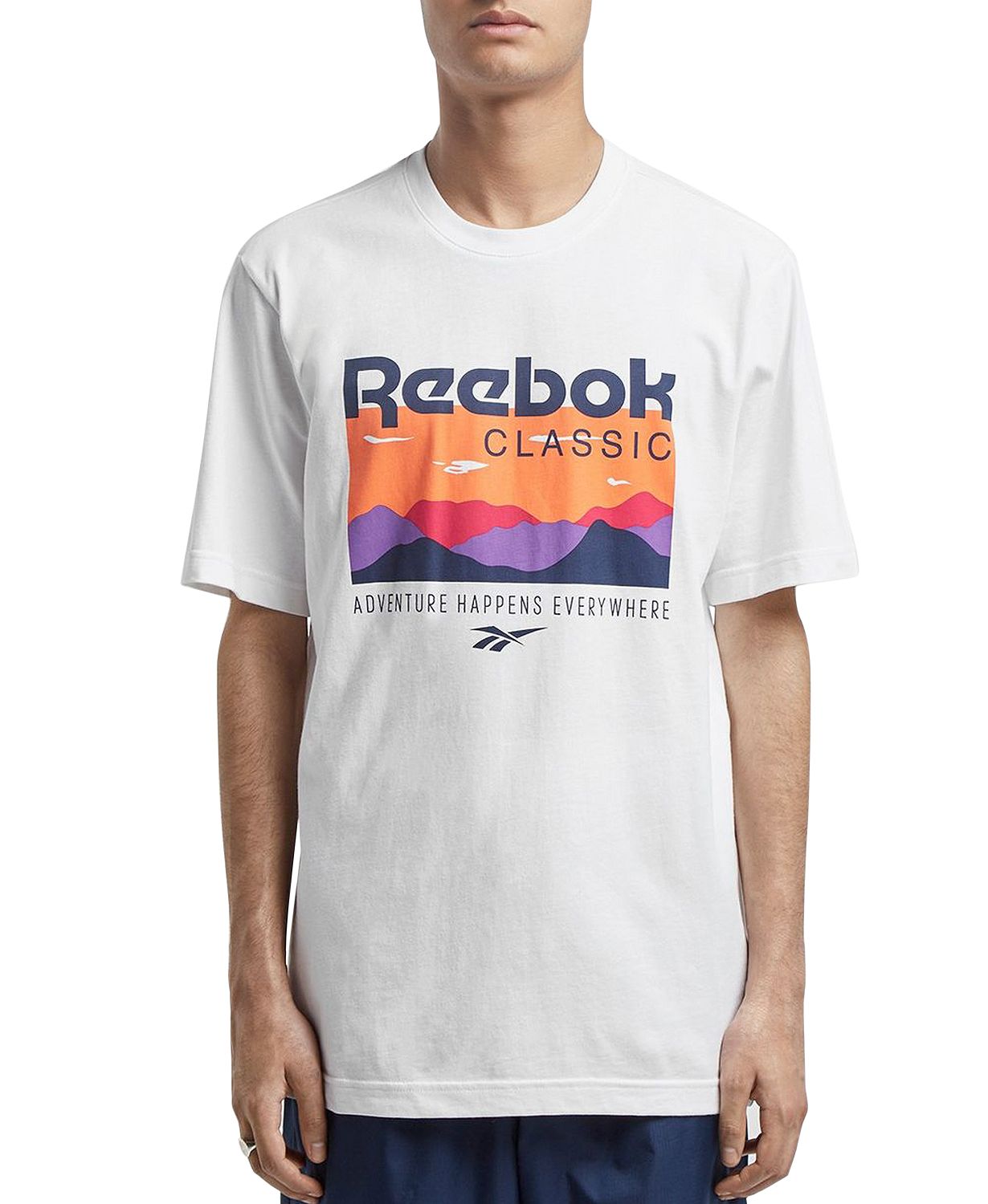www.couturepoint.com-reebok-mens-white-short-sleeves-trail-graphic-logo-t-shirt