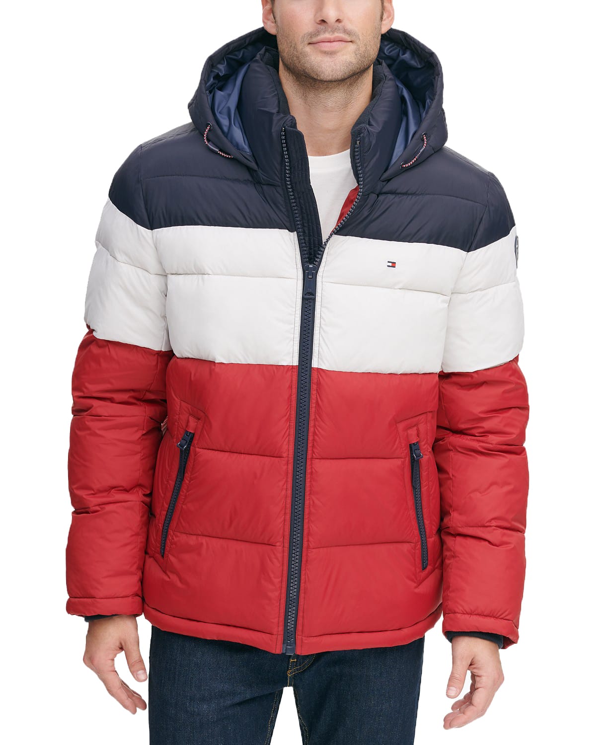 Tommy Hilfiger Men's Quilted Puffer Jacket COUTUREPOINT