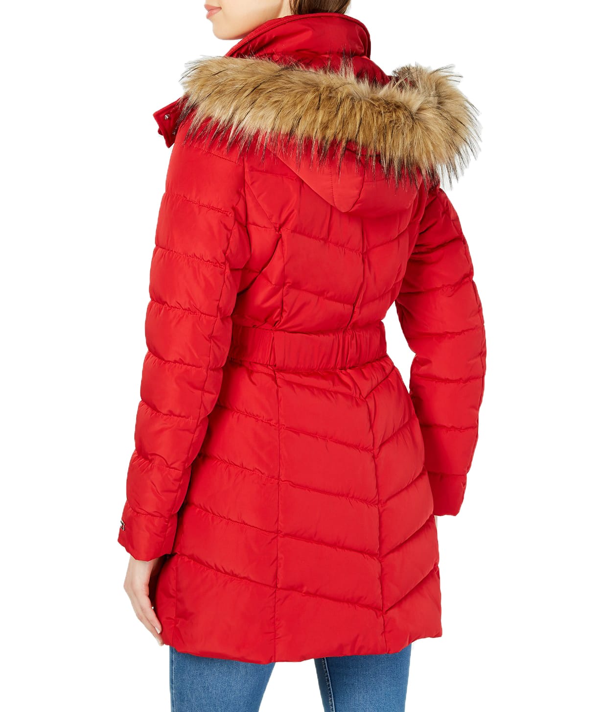 woocommerce-673321-2209615.cloudwaysapps.com-tommy-hilfiger-womens-red-belted-faux-fur-trim-hooded-puffer-coat