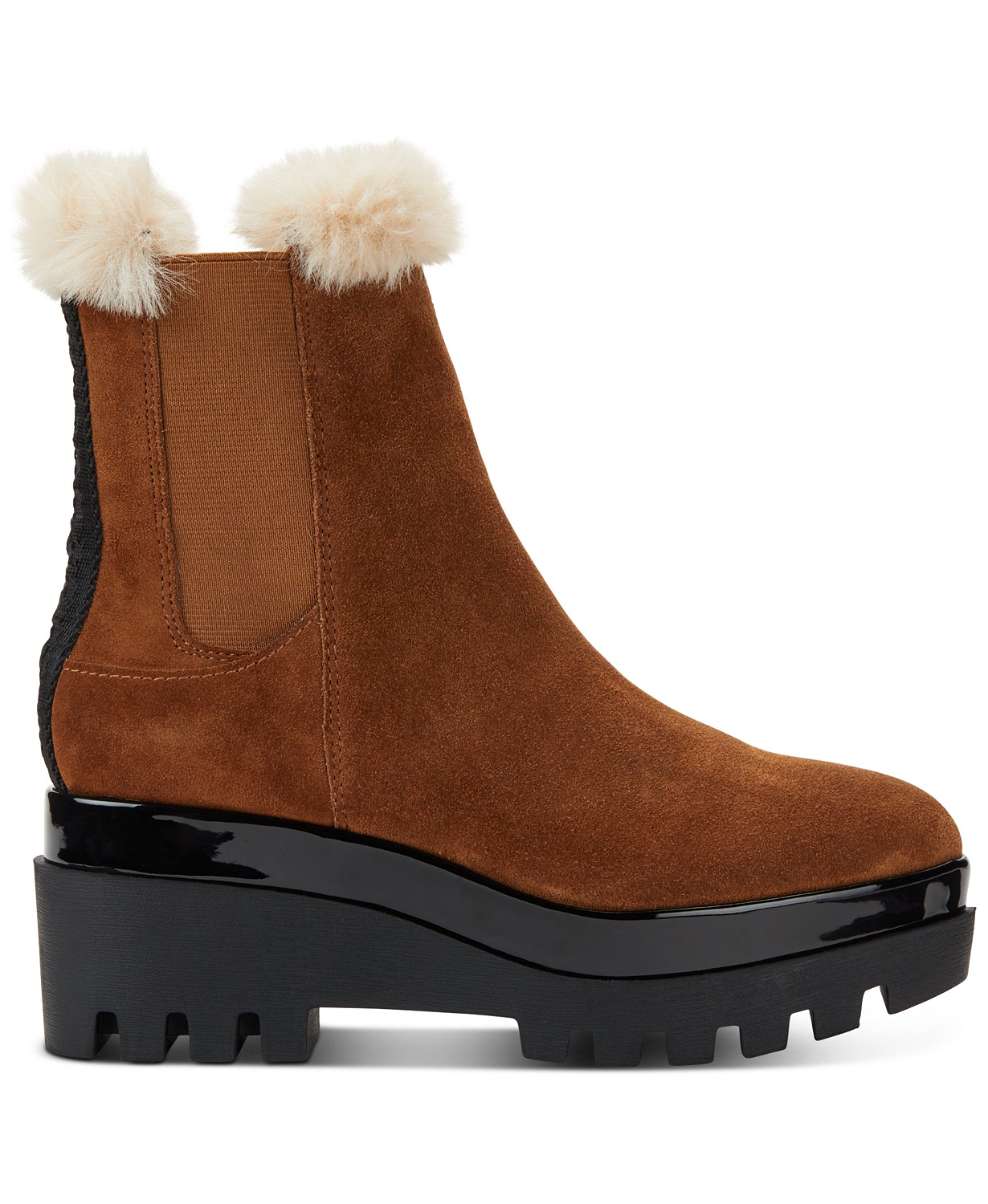 woocommerce-673321-2209615.cloudwaysapps.com-dkny-womens-brown-suede-bax-wedge-lug-sole-booties