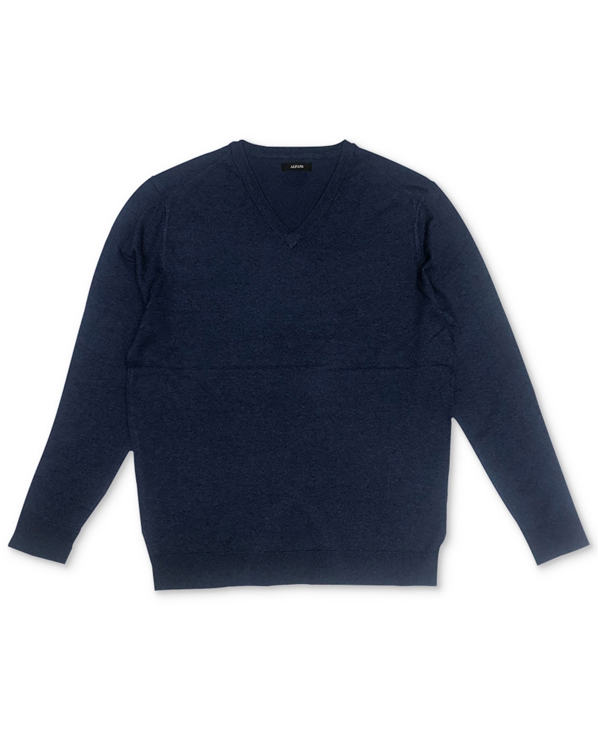 www.couturepoint.com-alfani-mens-blue-solid-v-neck-long-sleeves-sweater