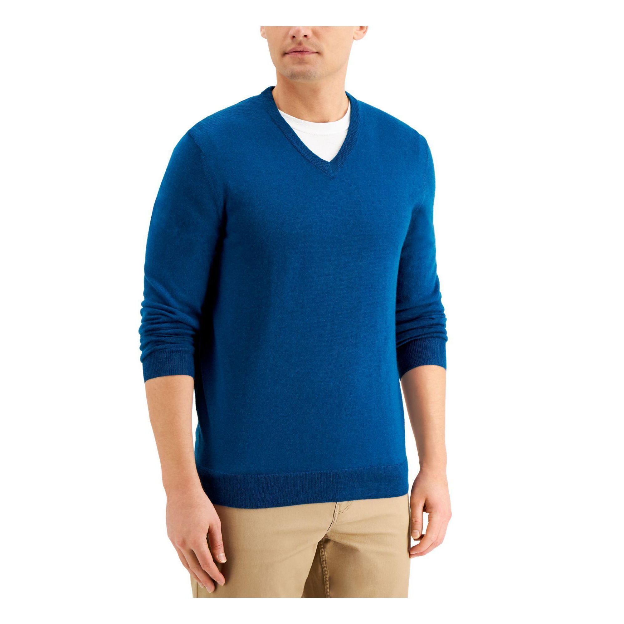 www.couturepoint.com-club-room-mens-merino-wool-blend-solid-v-neck-sweater