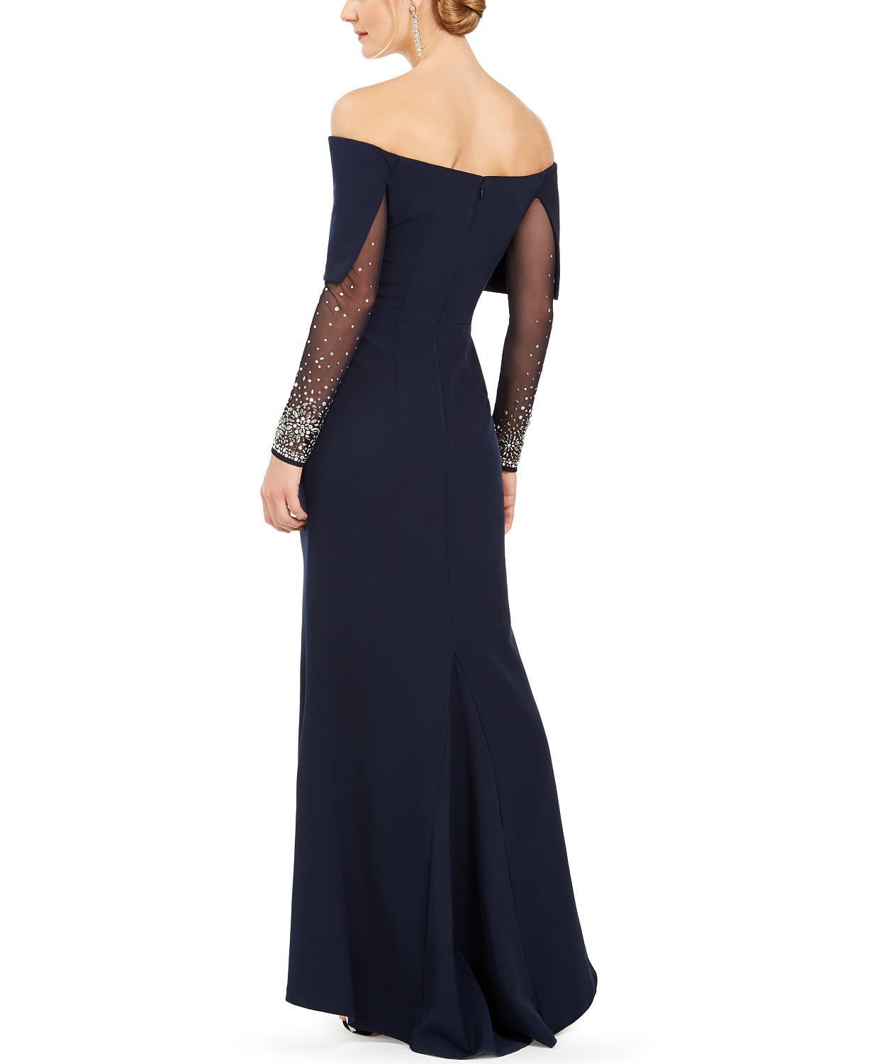 woocommerce-673321-2209615.cloudwaysapps.com-vince-camuto-womens-navy-off-the-shoulder-long-sleeve-gown-dress