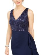 woocommerce-673321-2209615.cloudwaysapps.com-vince-camuto-womens-navy-side-ruched-v-neck-gown-dress