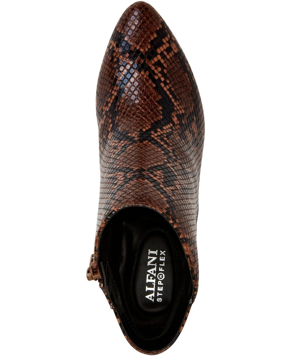 www.couturepoint.com-alfani-womens-brown-leather-snake-print-harpper-kitten-heel-booties