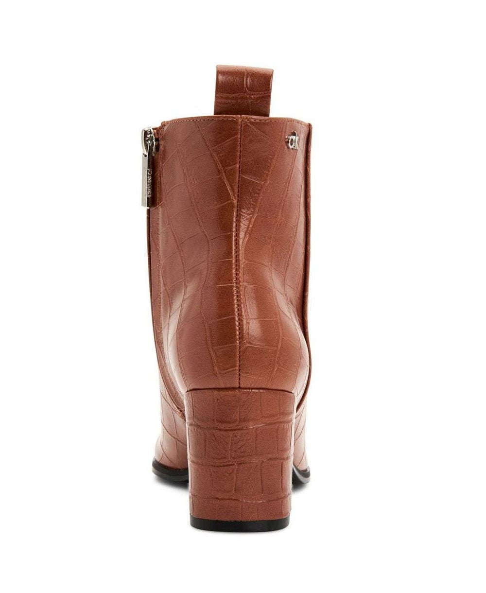 www.couturepoint.com-calvin-klein-womens-brown-crocodile-emboss-deni-booties