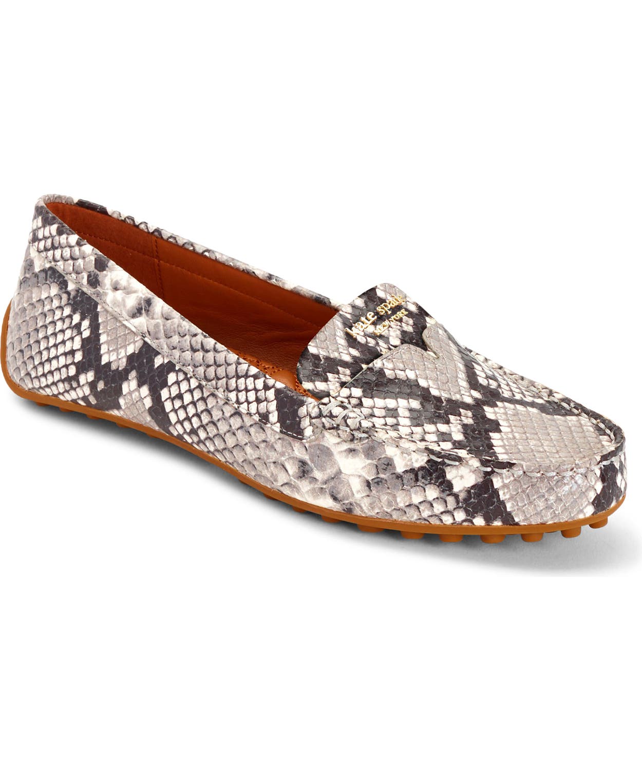 www.couturepoint.com-kate-spade-new-york-womens-grey-leather-snake-print-deck-flats