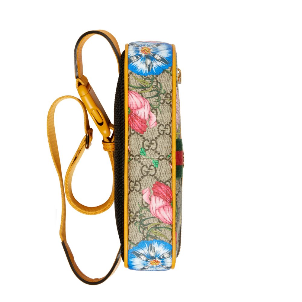 www.couturepoint.com-gucci-womens-beige-gg-supreme-leather-ophidia-flora-print-belt-bag