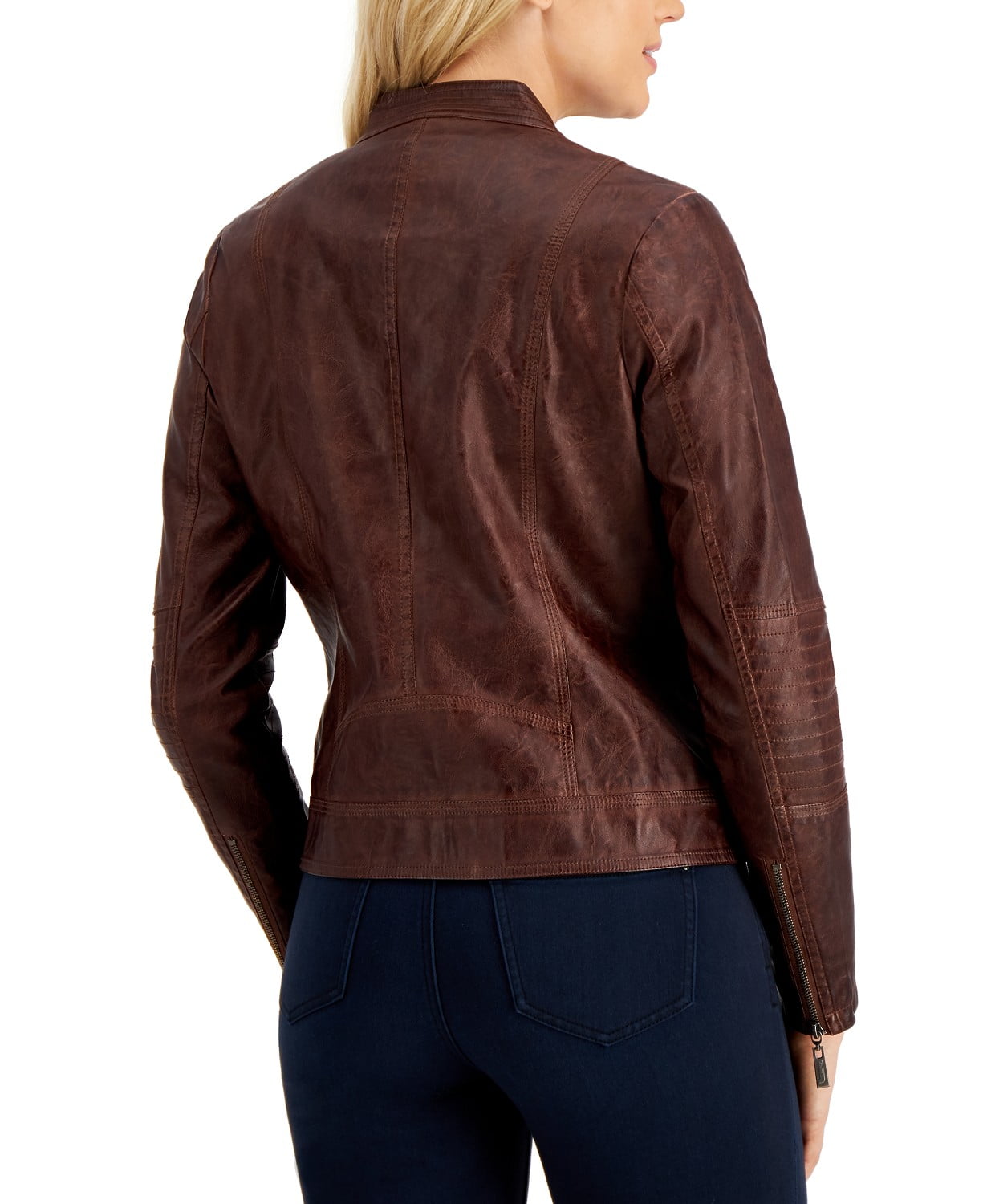 www.couturepoint.com-jou-jou-womens-brown-faux-leather-jacket
