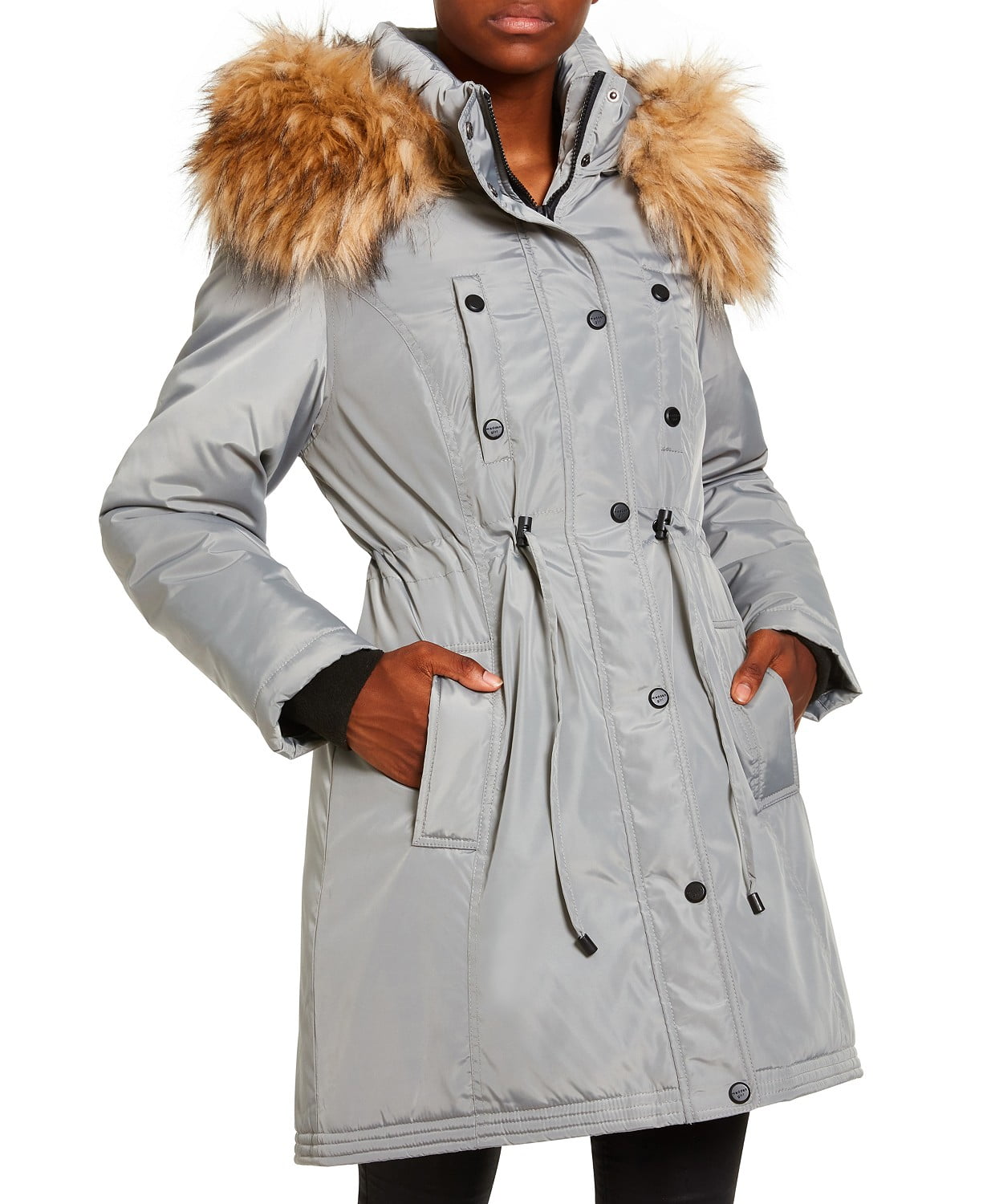 www.couturepoint.com-madden-girl-womens-grey-faux-fur-trim-hooded-anorak-parka