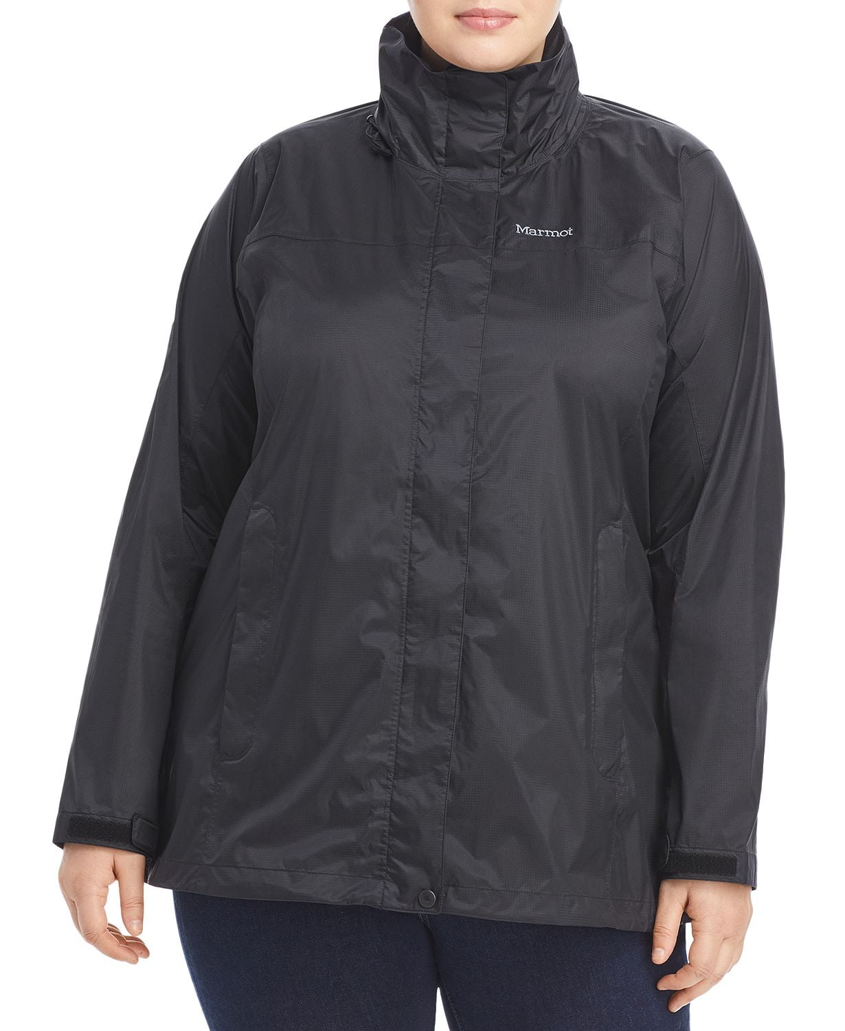 www.couturepoint.com-marmot-womens-plus-size-black-nanopro-hooded-waterproof-jacket