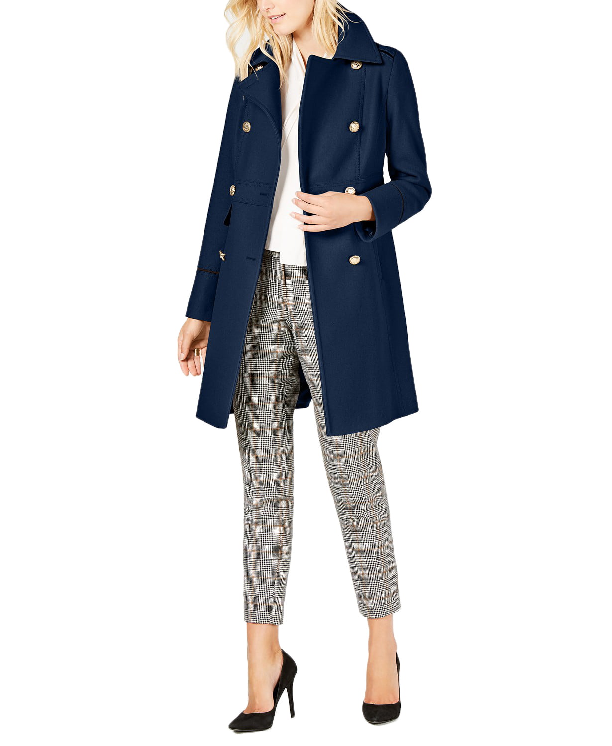 www.couturepoint.com-vince-camuto-womens-navy-wool-blend-wing-collar-military-coat