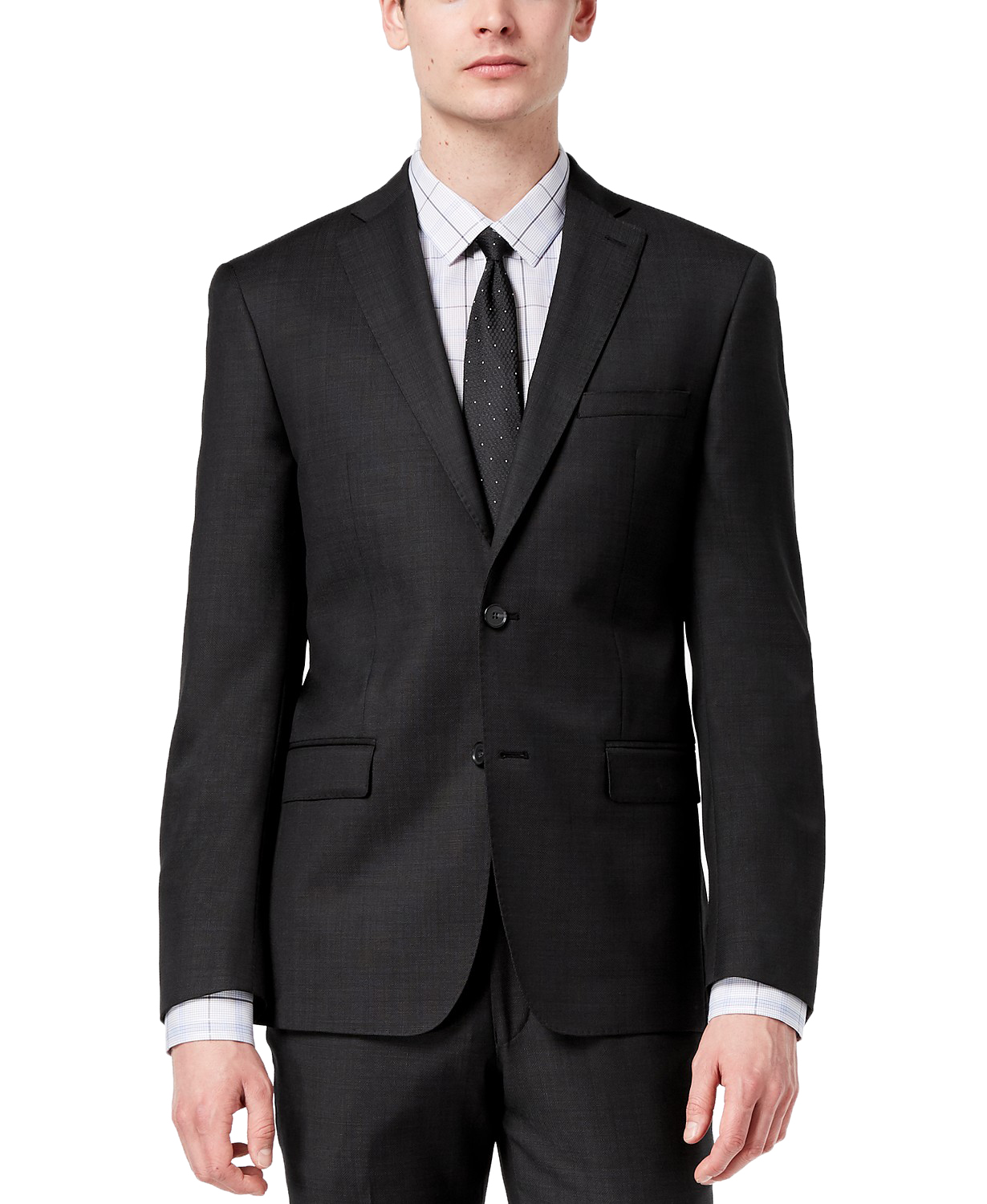 www.couturepoint.com-dkny-mens-black-wool-modern-fit-stretch-textured-suit-jacket