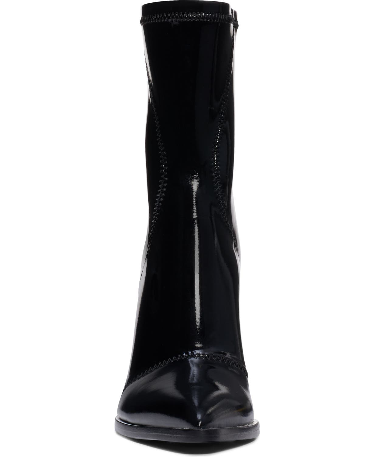 www.couturepoint.com-fendi-womens-black-tronchetto-pointed-toe-boots