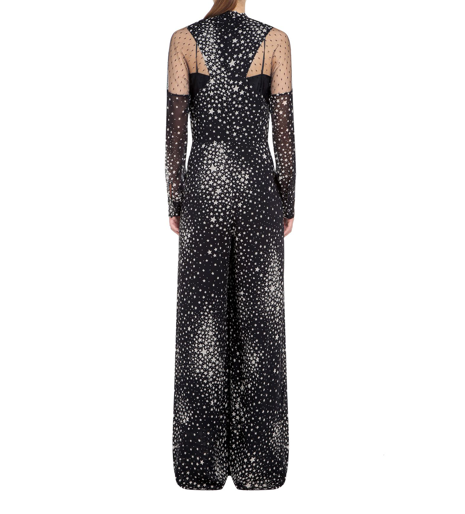 www.couturepoint.com-redvalentino-womens-black-silk-stardust-printed-jumpsuit