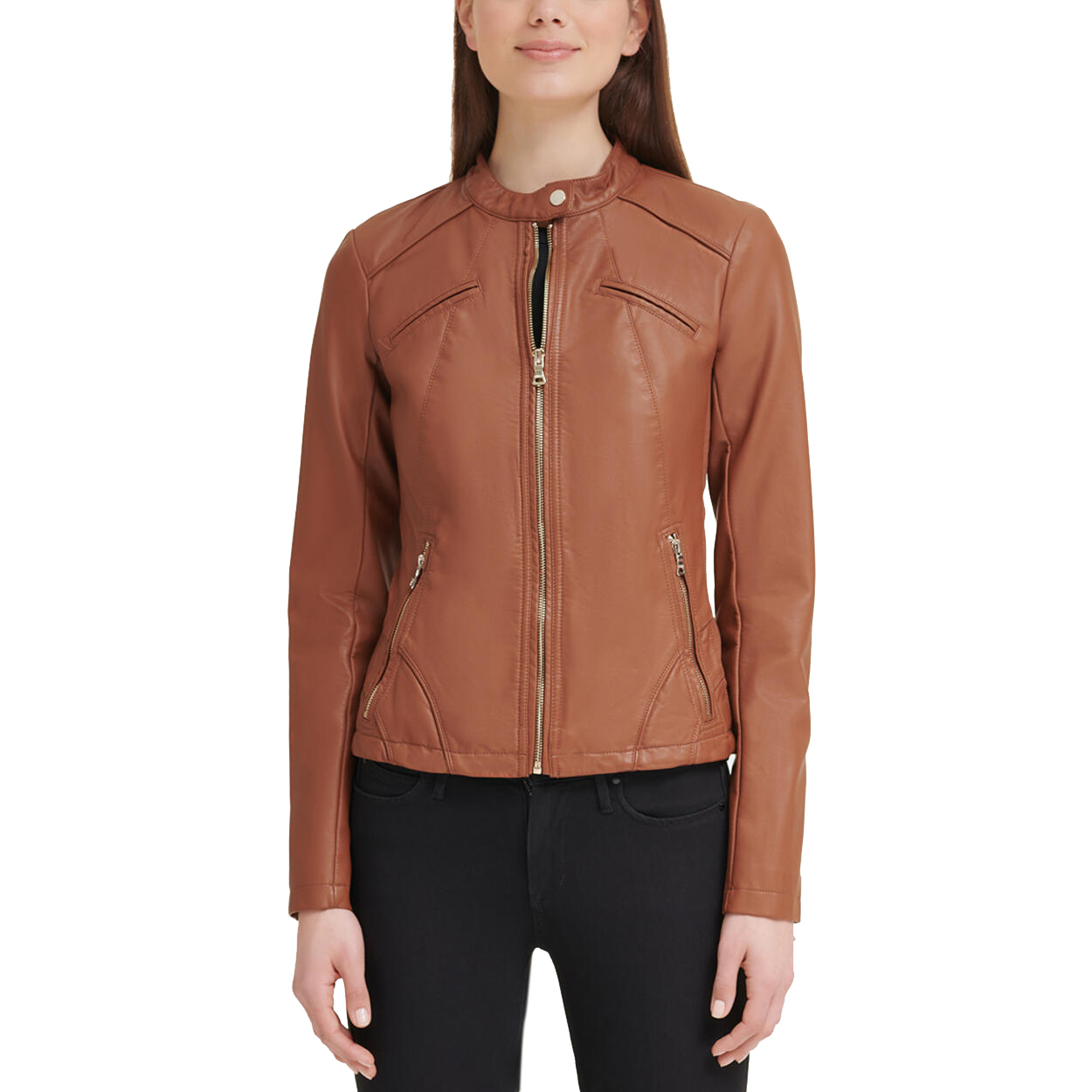 www.couturepoint.com-guess-womens-brown-faux-leather-moto-jacket