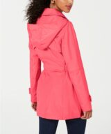 www.couturepoint.com-celebrity-pink-womens-coral-hooded-trench-coat
