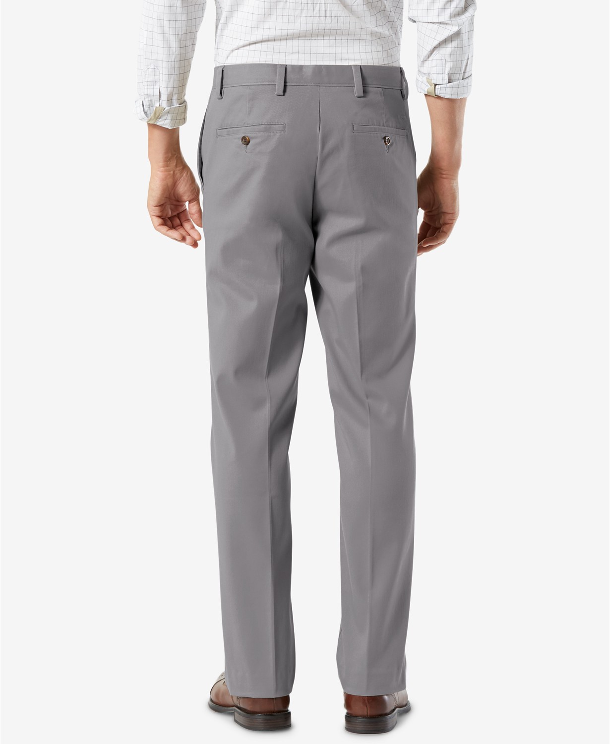 www.couturepoint.com-dockers-mens-grey-cotton-blend-easy-classic-fit-khaki-stretch-pants
