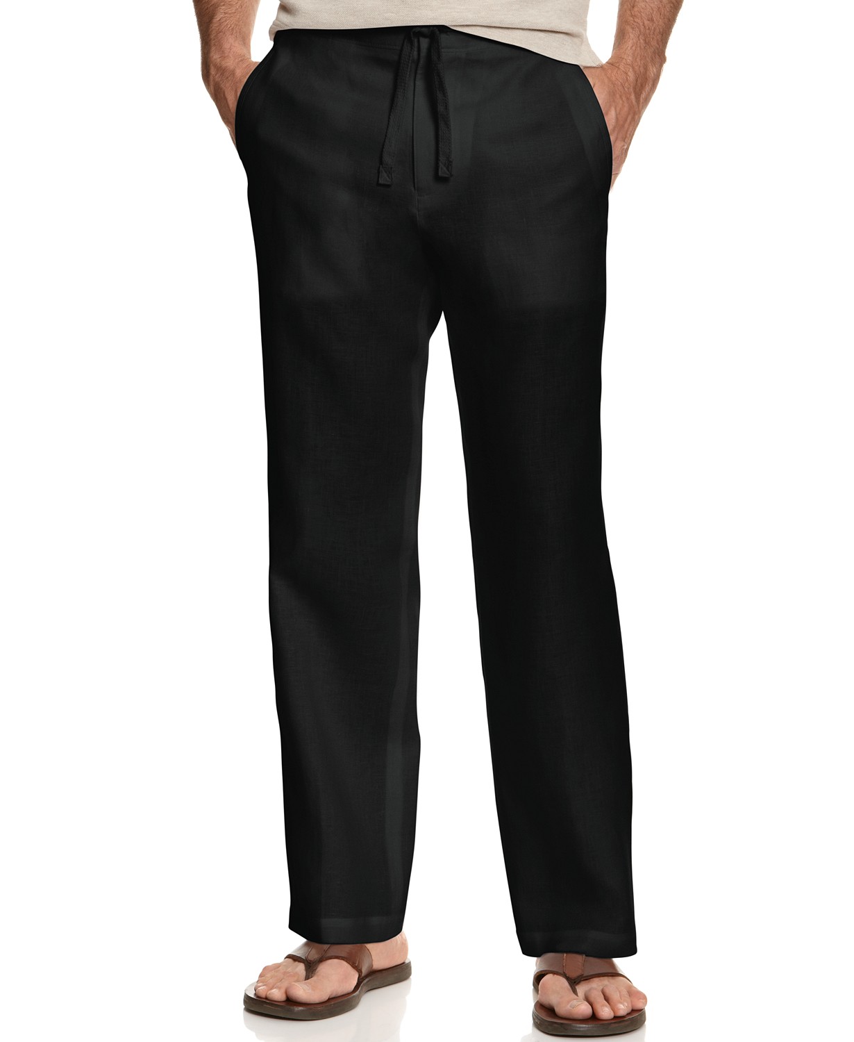 www.couturepoint.com-tommy-hilfiger-mens-brown-modern-fit-th-flex-stretch-comfort-solid-performance-pants-copy